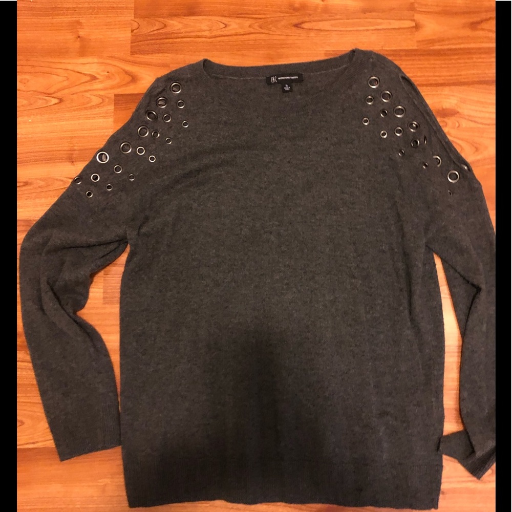 INC Cold Shoulder Sweater